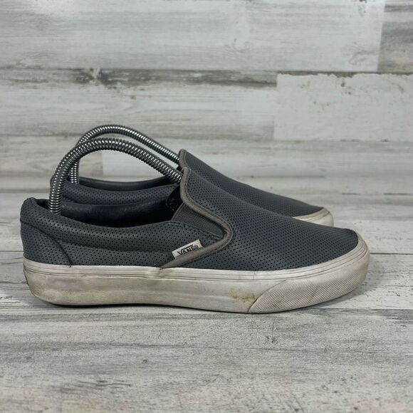 Vans Off The Wall Slip On Sneakers Gray‎ Low Top Unisex M6.5/W8 US - Picture 1 of 8